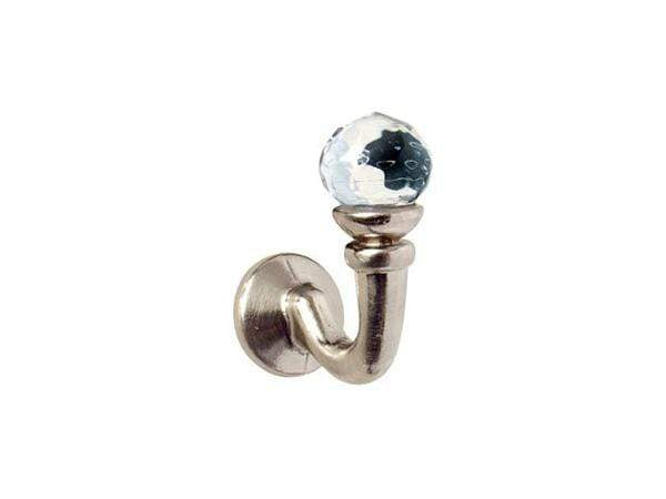 Homeware - Speedy Crystal Palma Satin Silver Tieback Hooks - 50102920