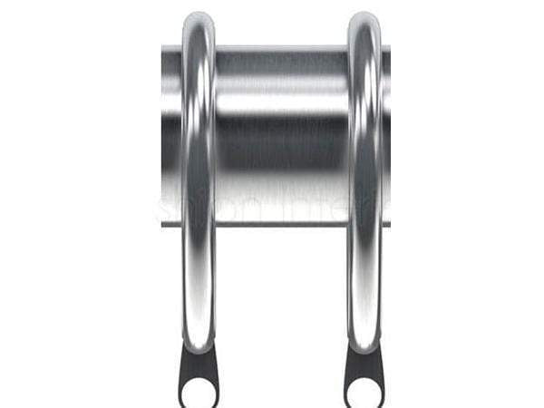 Homeware - Speedy Nikola Satin Silver 28Mm Curtain Rings - 50120750