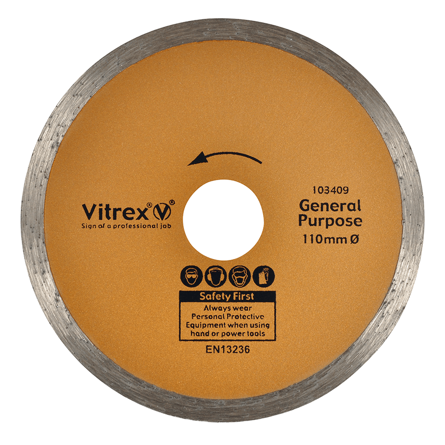 Flooring & Carpet - Vitrex Diamond Blade 110Mm - 50054703