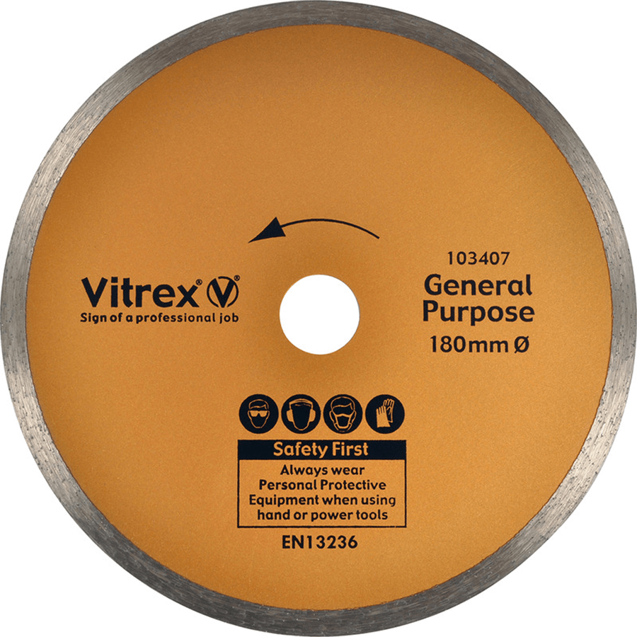 Flooring & Carpet - Vitrex Diamond Blade 180Mm - 50062772