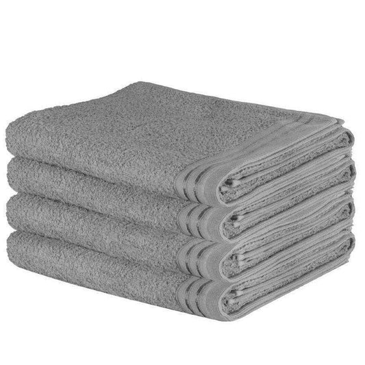 Homeware  -  Wilsford Silver Egyptian Cotton Bath Sheet 4 Pack Bale  -  50148056