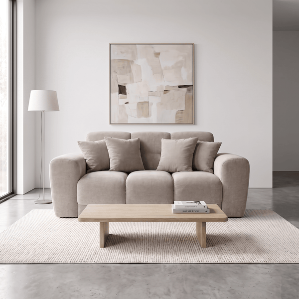 Furniture  -  Maine 2 Seater Sofa - Latte (Special Order)  -  60487619
