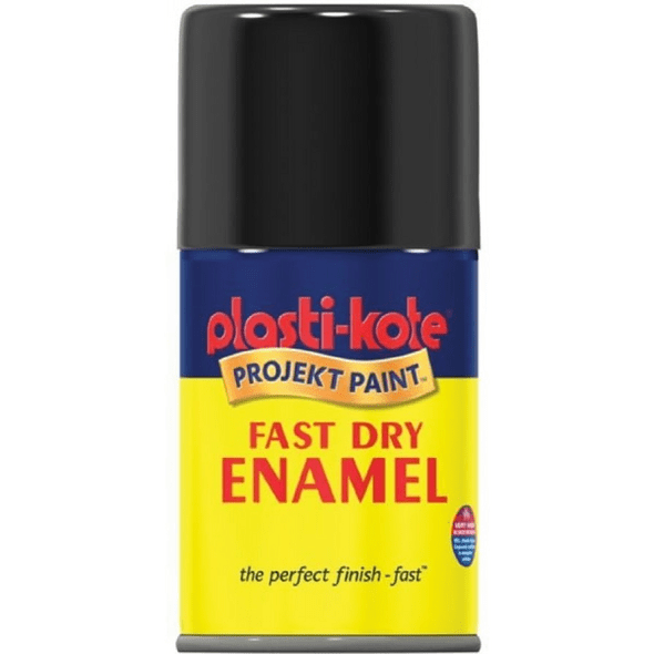 Fast Dry Enamel Spray Paint Gloss 100ml Black Taskers Online Store