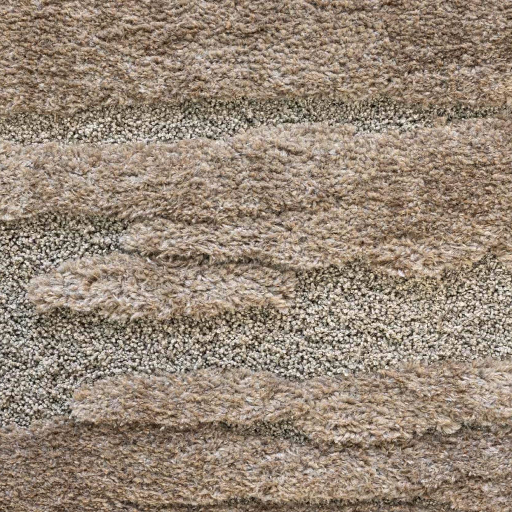 Rugs  -  Cleo 013-0025/7222Brown Abstract Rug - 80cm x 150cm  -  60484182