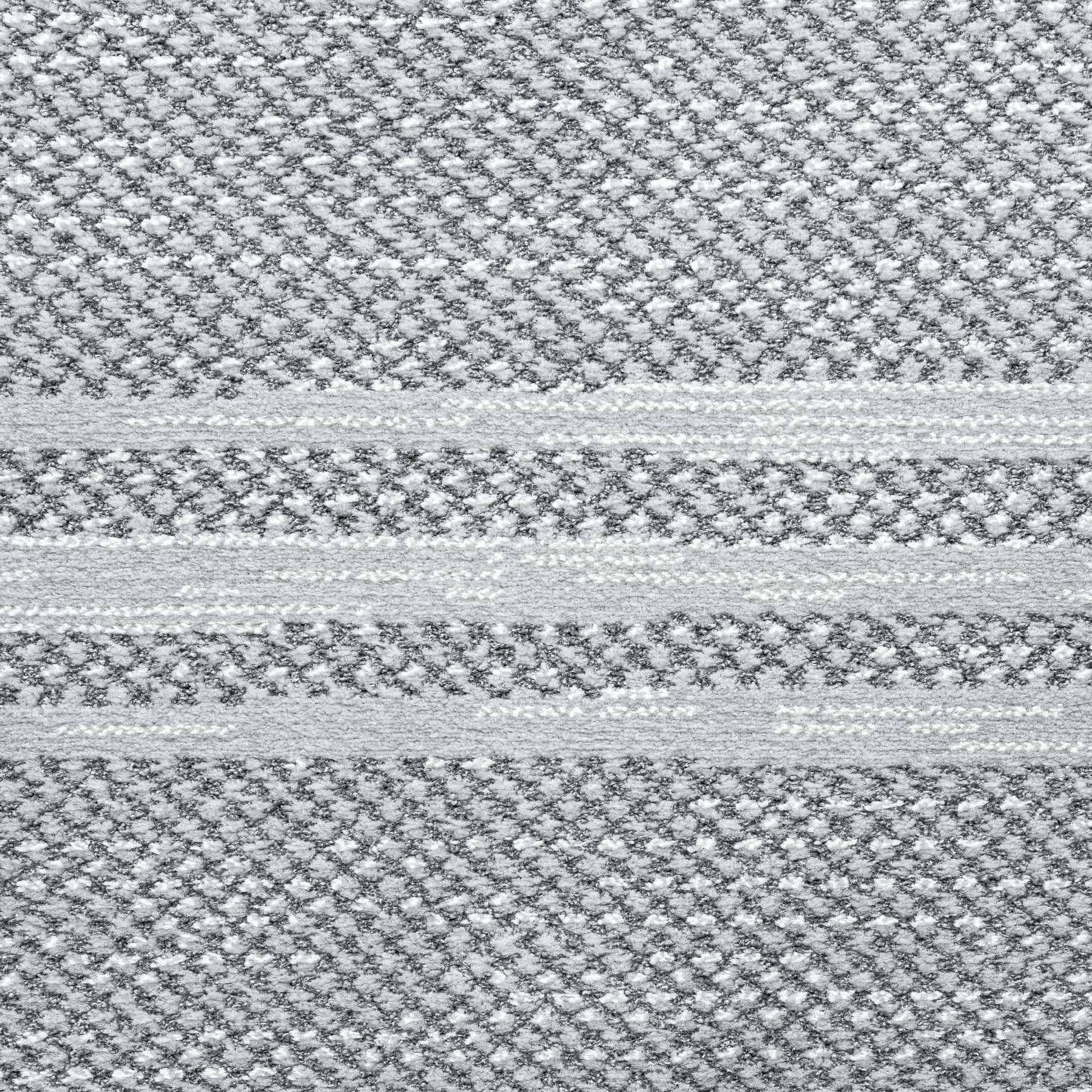 Rugs  -  Oslo 059-0036/5565 Grey Stripe Rug - Various Sizes  - 
