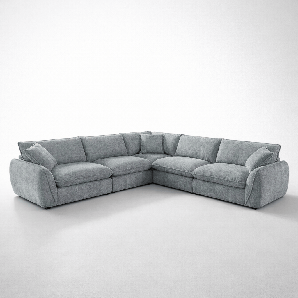 Furniture  -  Munich Corner Sofa - Grey  -  60485139