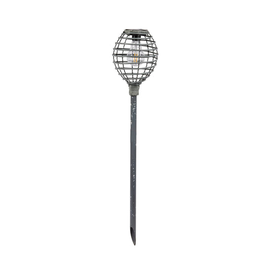 Homeware  -  Lumina Faux Rattan Stake Light - Slate  -  60014101