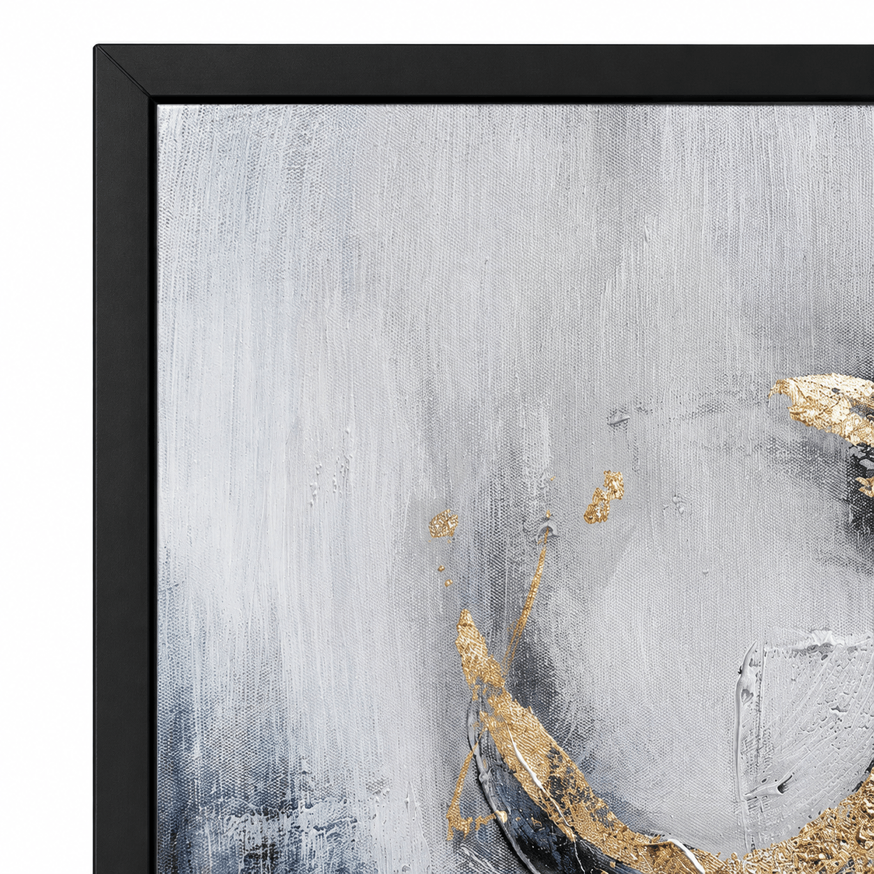 Pictures  -  10156 Canvas Painting Black Frame - 100 x 100cm  -  60485764
