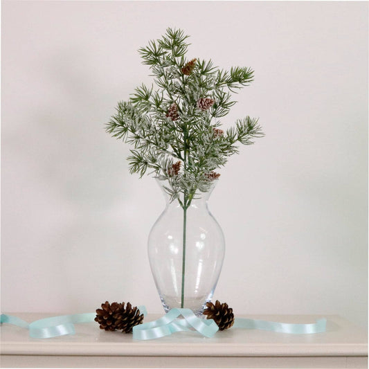 Christmas  -  Frosty Pine Snowy Spray - 50cm  -  60483956