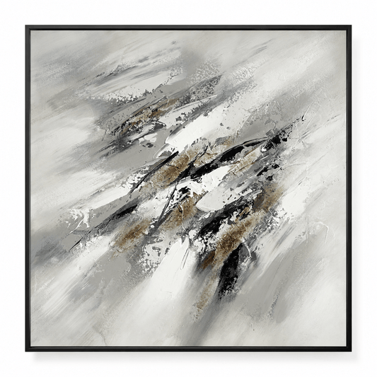 Pictures  -  10393 Canvas Painting Black Frame - 100 x 100cm  -  60485766