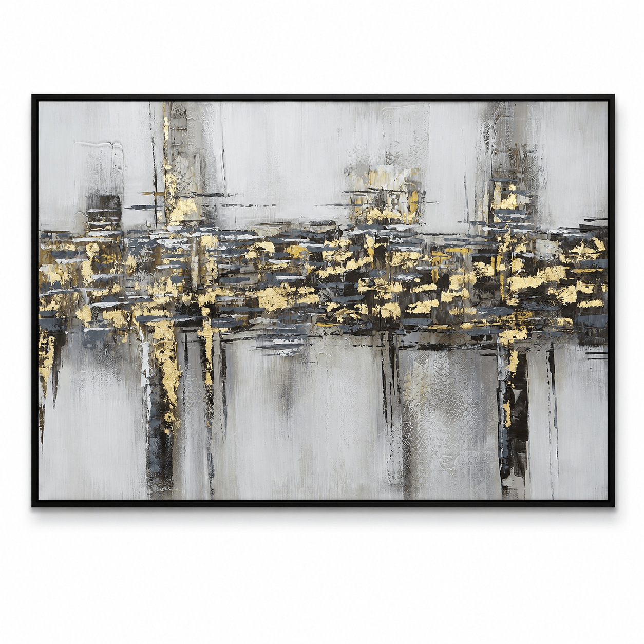 Pictures  -  10475 Canvas Painting Black Frame - 120 x 80cm  -  60485765