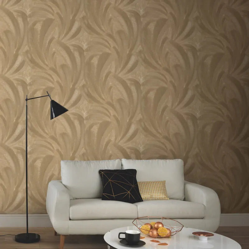 Wallpaper  -  Erismann B47 Elysium Gold Wallpaper - 10476-30  -  60345194