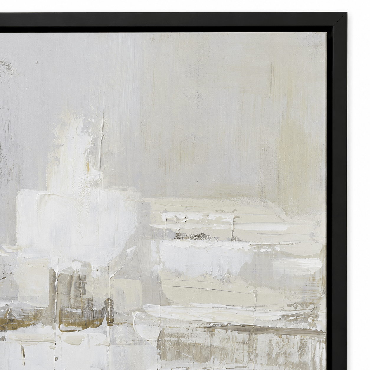 Pictures  -  10480 Canvas Painting Black Frame - 100 x 100cm  -  60485767