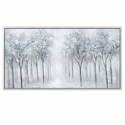 Pictures  -  10679 Canvas Painting Silver Frame - 140 x 70cm  -  60485768