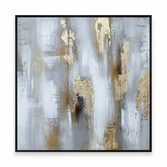 Pictures  -  10858 Canvas Painting Black Frame - 100 x 100cm  -  60485770