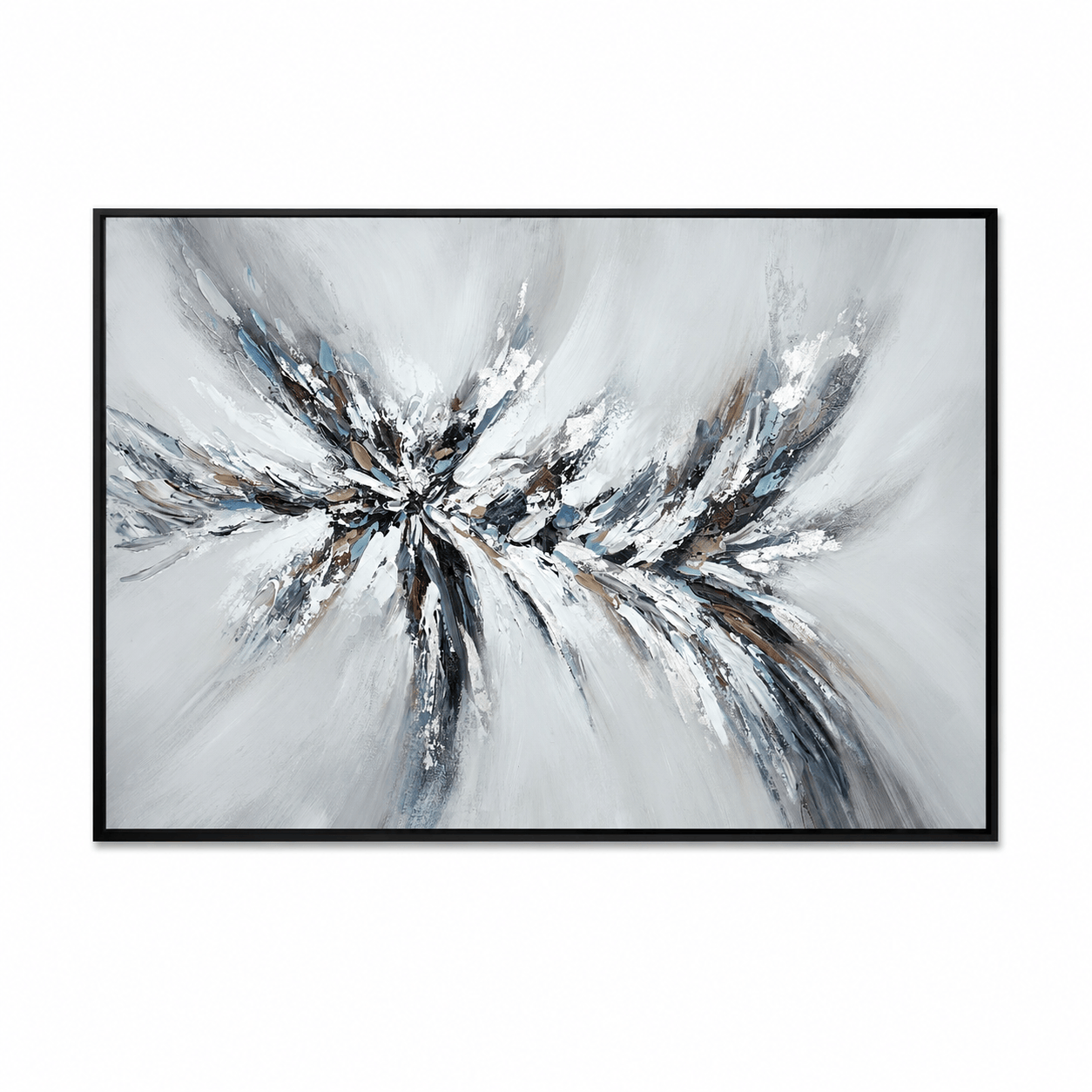 Pictures  -  10866 Canvas Painting Black Frame - 120 x 80cm  -  60485771