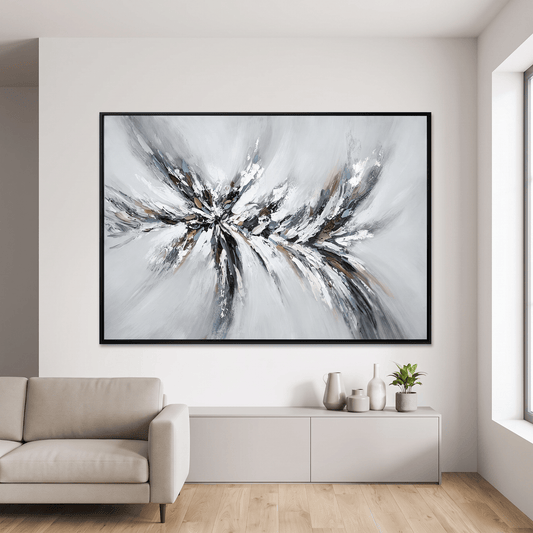 Pictures  -  10866 Canvas Painting Black Frame - 120 x 80cm  -  60485771