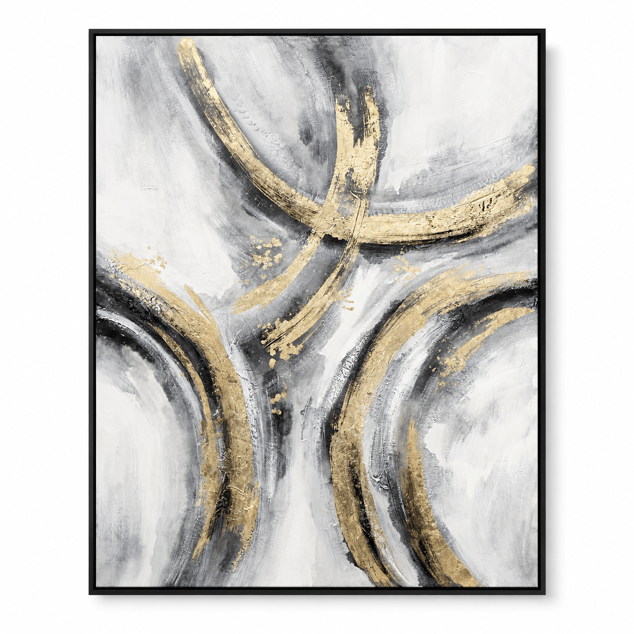 Pictures  -  11045 Canvas Painting Black Frame - 80 x 100cm  -  60485772
