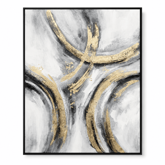 Pictures  -  11045 Canvas Painting Black Frame - 80 x 100cm  -  60485772