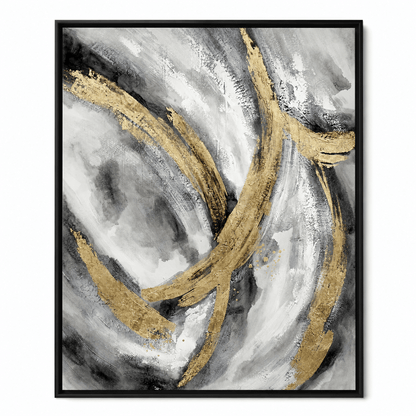 Pictures  -  11046 Canvas Painting Black Frame - 80 x 100cm  -  60485773