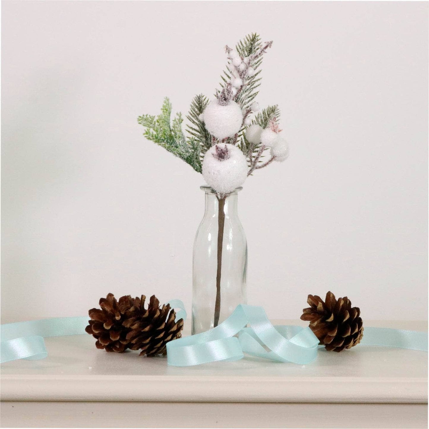 Christmas  -  Xmas Snowy White Pick - 26cm  -  60483957