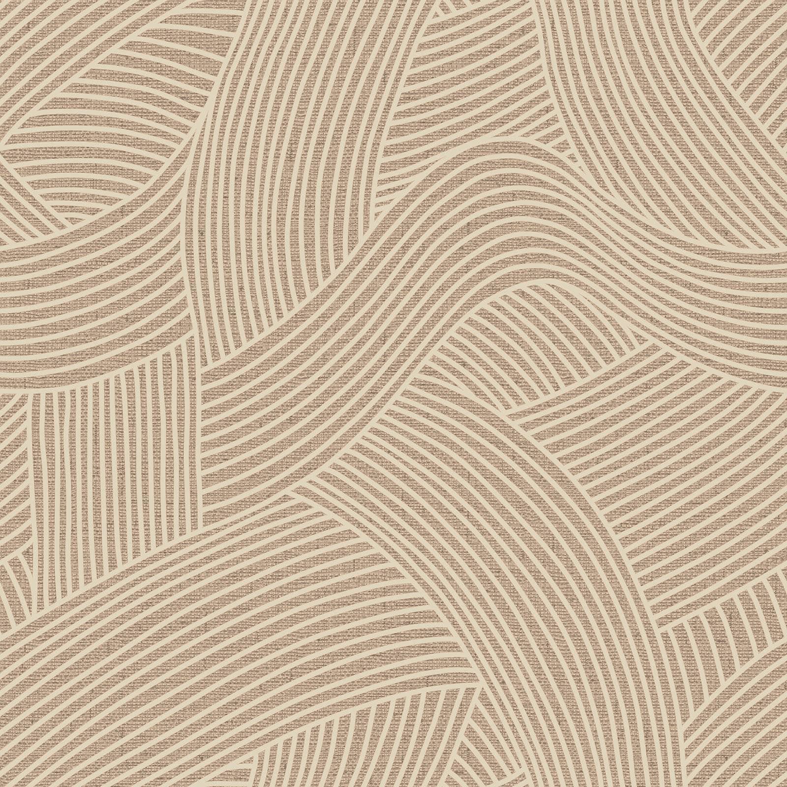 Wallpaper  -  Belgravia Maya Geometric Beige Wallpaper - 1726  -  60009430