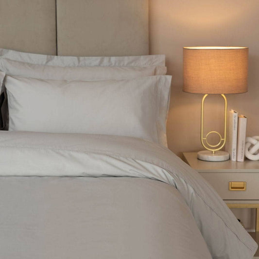 Homeware  -  Egyptian Cotton 200 Count Housewife Pillowcase Pair - Platinum  -  60009908