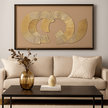 Pictures  -  Eden Black & Gold Wall Art  -  60269692