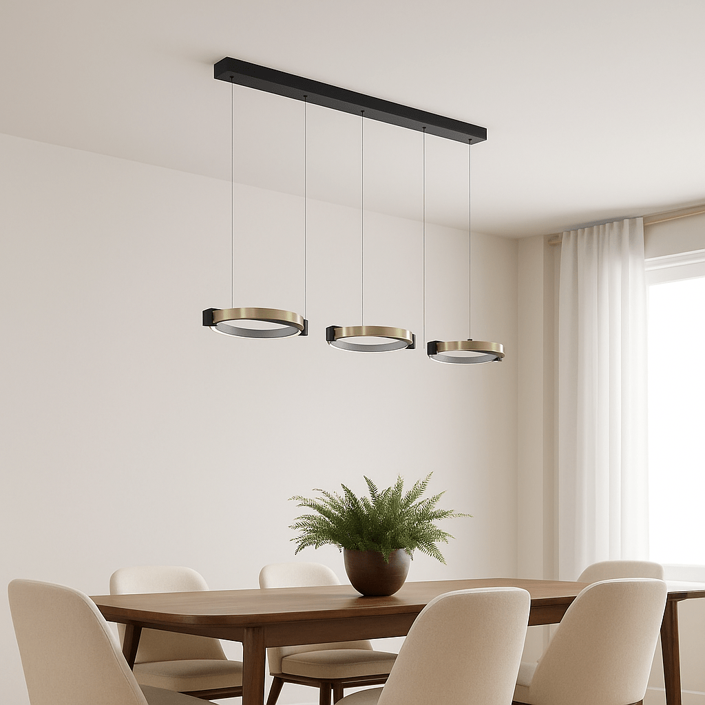 Lights  -  Prato 3 Light Pendant Light - Gold  -  60014312