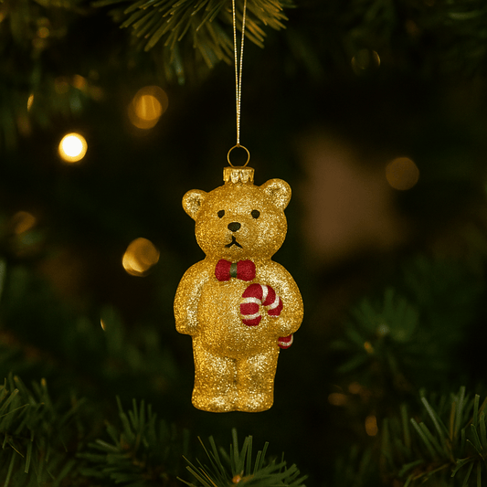 Christmas  -  Golden Bear Pendant Christmas Decoration  -  60418219