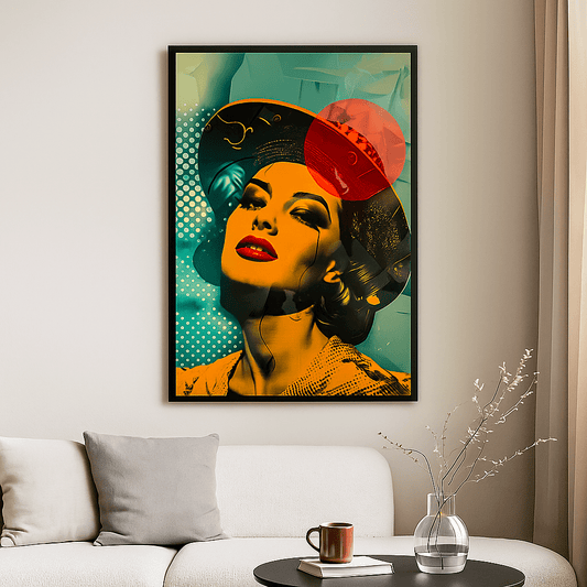 Pictures  -  Graphic Glamour Framed Picture - 70 x 100cm  -  60011755