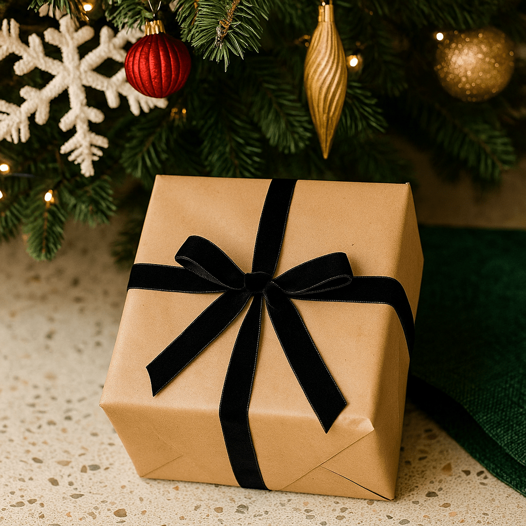 Christmas  -  Black Velvet Ribbon - 15mm x 20m  -  60014174