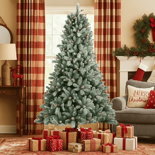 Christmas  -  Windham Frosted Spruce 7ft Christmas Tree  -  60483943