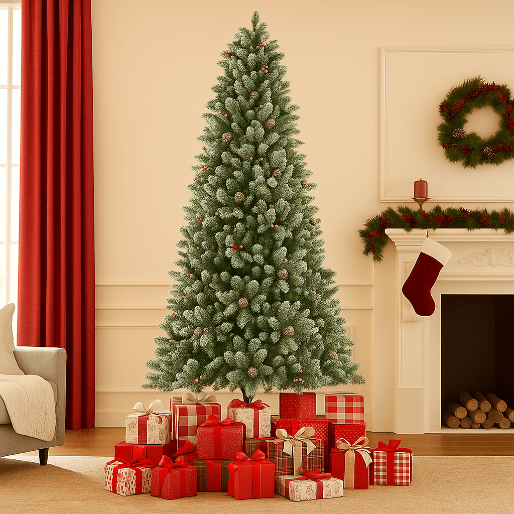 Christmas  -  Windham Frosted Spruce 8ft Christmas Tree  -  60483944