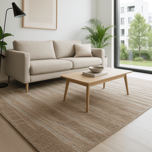 Rugs  -  Cleo 013-0025/7222Brown Abstract Rug - 80cm x 150cm  -  60484182