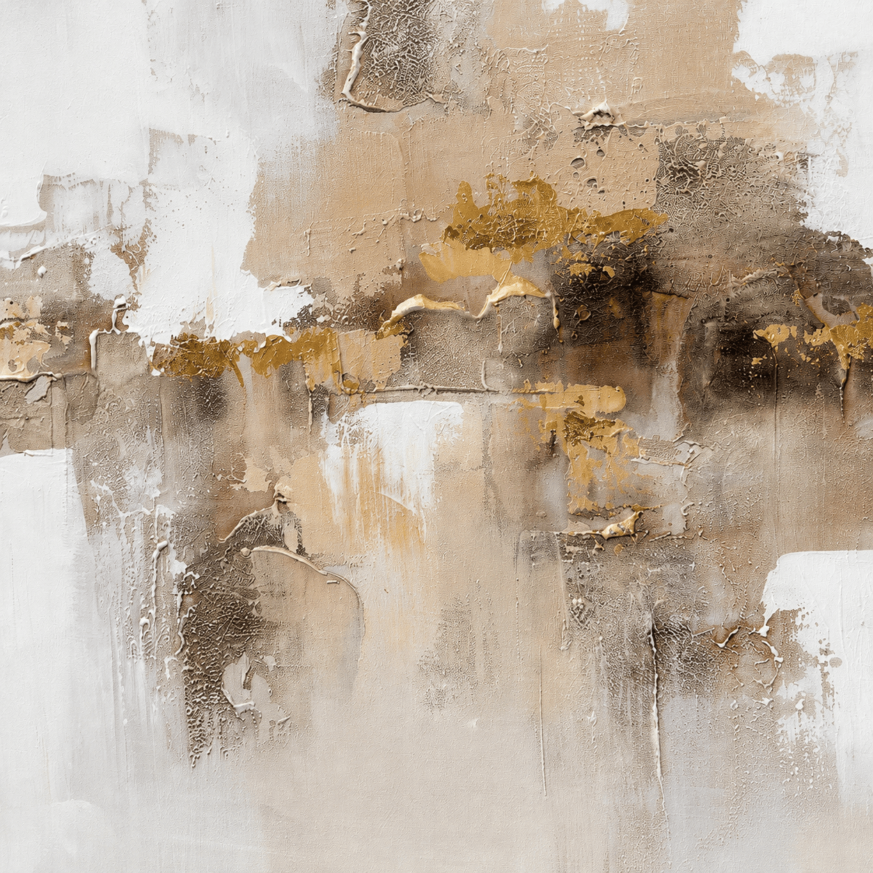Pictures  -  20403 Canvas Painting Champagne Gold Frame - 140 x 70cm  -  60485762