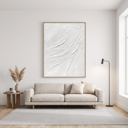 Pictures  -  20742 Canvas Painting Light Wood Frame - 90 x 120cm  -  60485774
