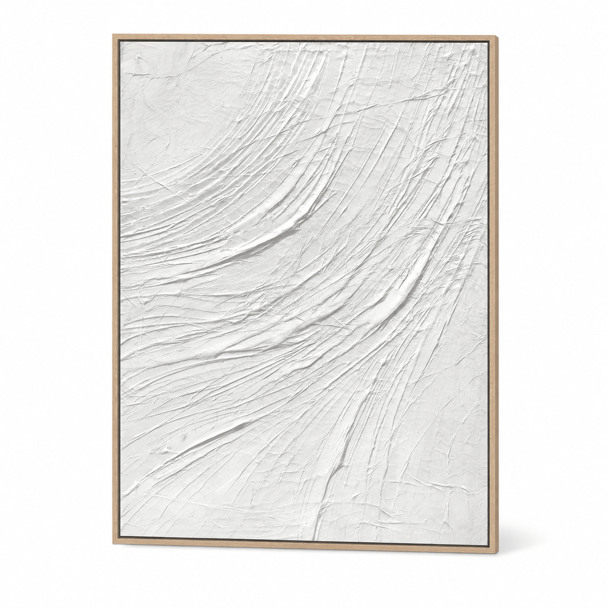 Pictures  -  20742 Canvas Painting Light Wood Frame - 90 x 120cm  -  60485774