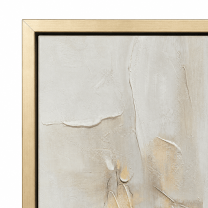 Pictures  -  21049 Canvas Painting Gold Frame - 100 x 100cm  -  60485777