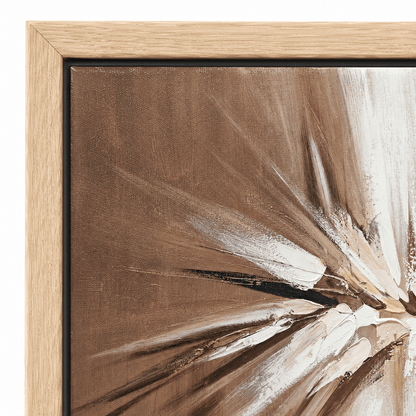 Pictures  -  21103 Canvas Painting Light Wood Frame - 120 x 80cm  -  60485780