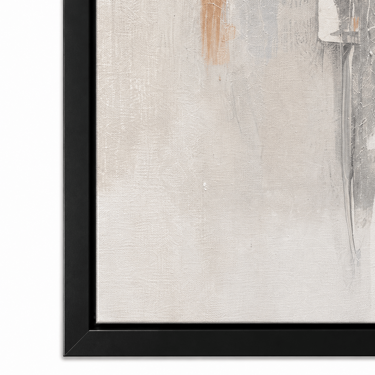Pictures  -  21196 Canvas Painting Black Frame - 100 x 100cm  -  60485778