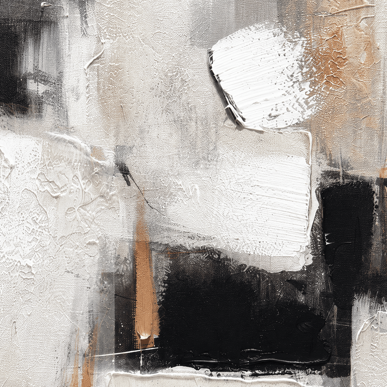 Pictures  -  21196 Canvas Painting Black Frame - 100 x 100cm  -  60485778