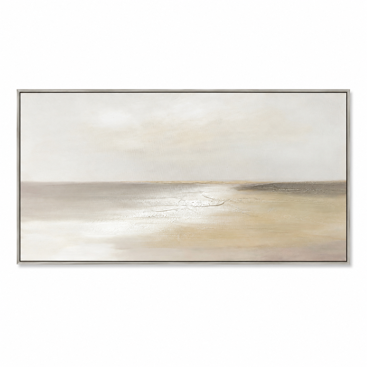21269 Canvas Painting Silver Frame - 120 x 60cm
