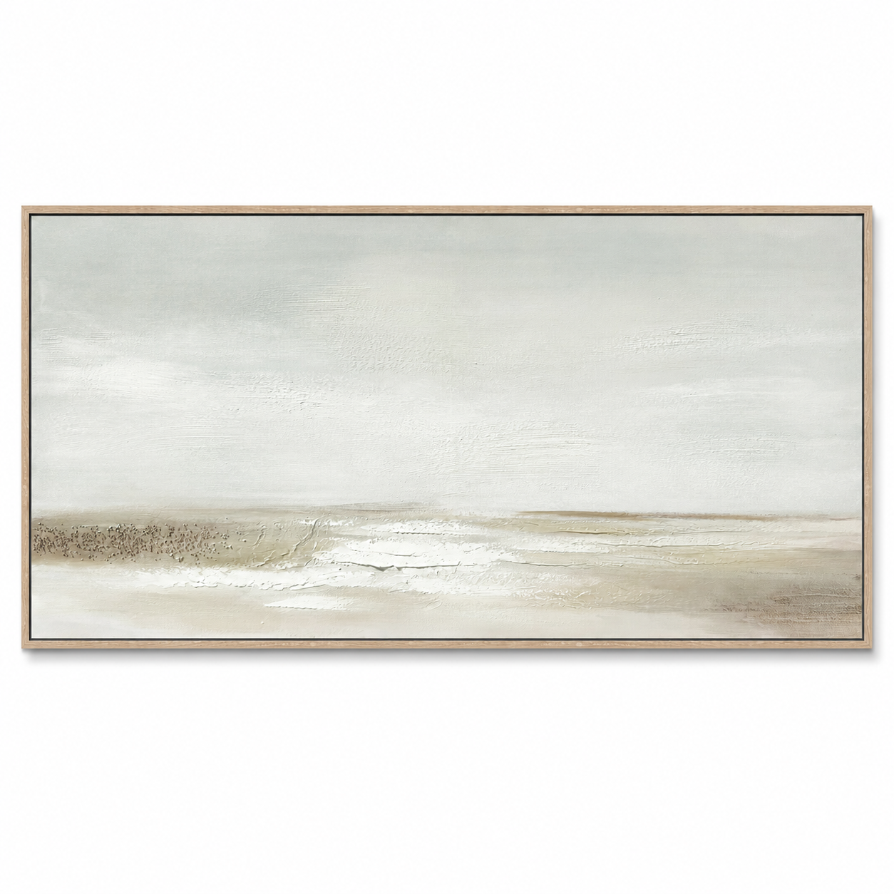 21270 Canvas Painting Light Wood Frame - 120 x 60cm