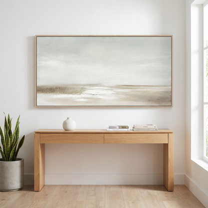 21270 Canvas Painting Light Wood Frame - 120 x 60cm