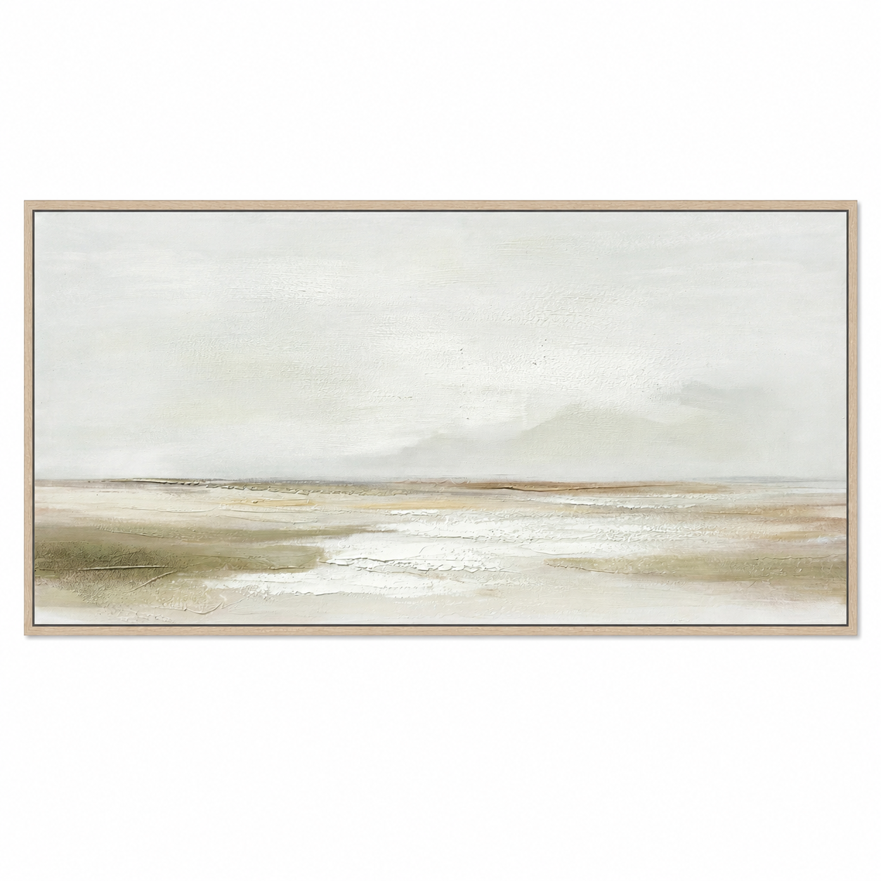 21271 Canvas Painting Light Wood Frame - 120 x 60cm