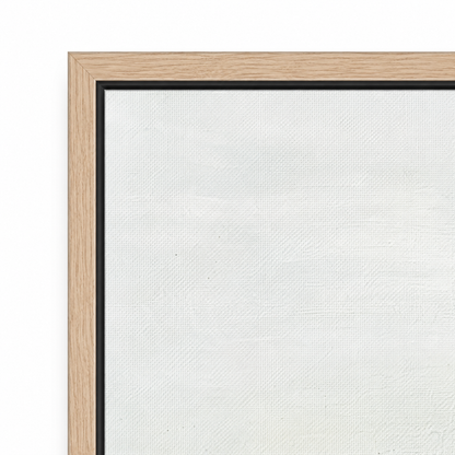 21271 Canvas Painting Light Wood Frame - 120 x 60cm