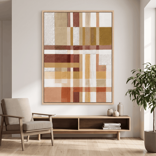 21280 Canvas Painting Light Wood Frame - 70 x 100cm