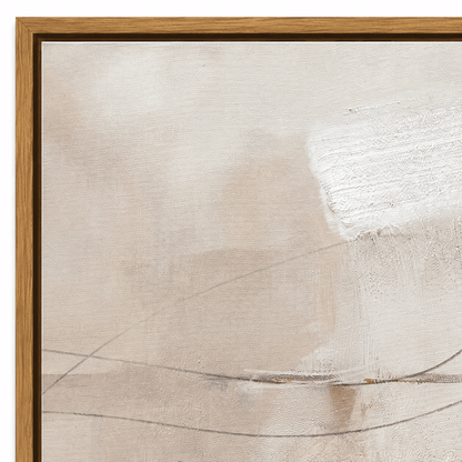 21426 Canvas Painting Brown Frame - 100 x 75cm