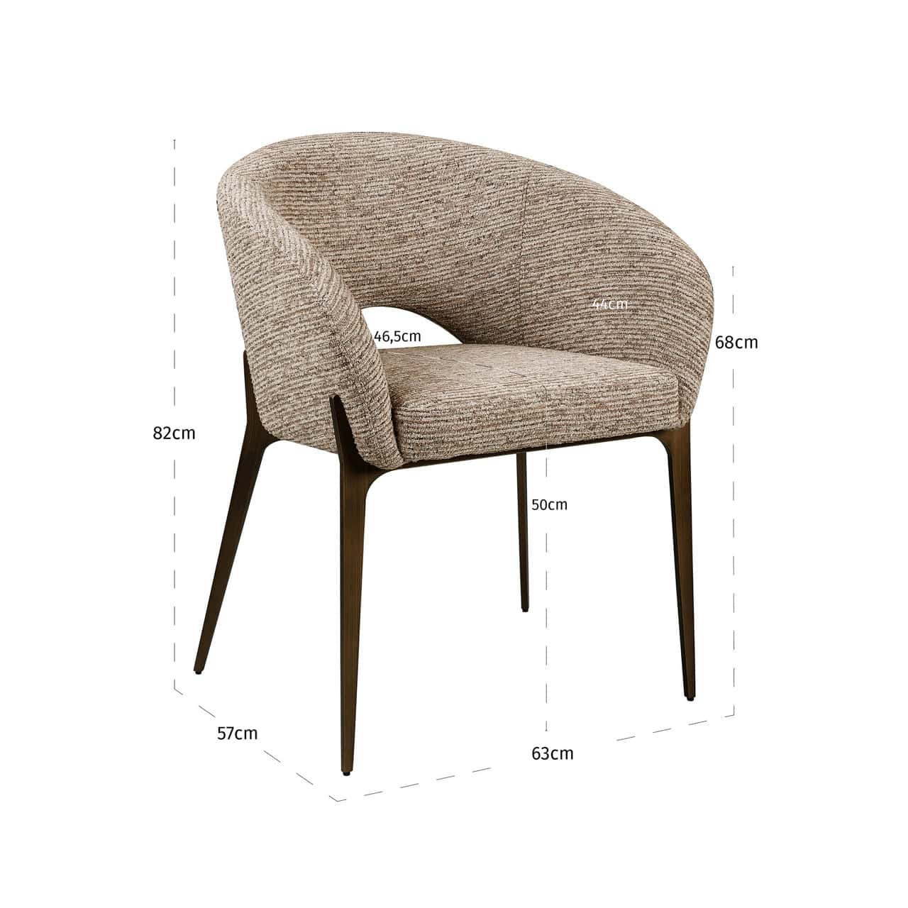 Active  -  Richmond Kenzi Dining Chair - Mocca  -  60487684